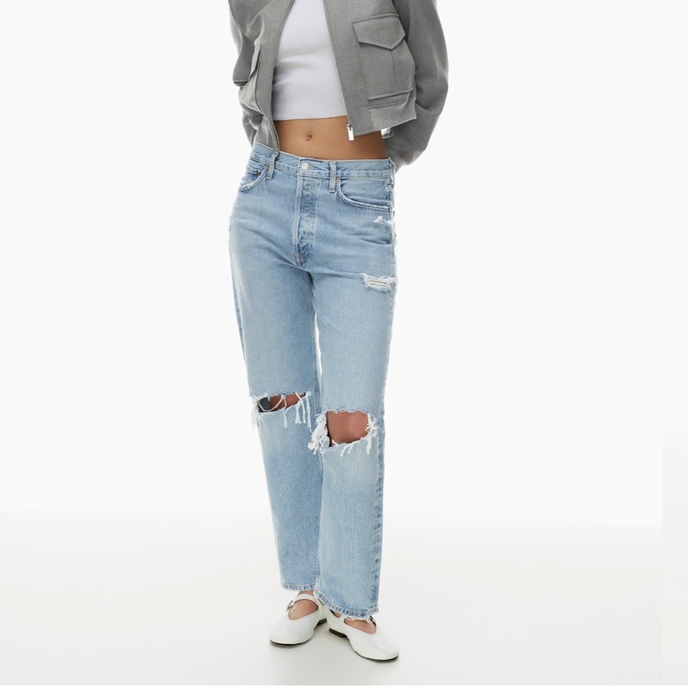 Agolde 90s’ Jean in colour Threadbare from Aritzia